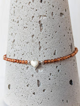 Lade das Bild in den Galerie-Viewer, Gelber Granat, Hämatit, Achat und Silber - Armband online kaufen