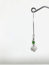 Lade das Bild in den Galerie-Viewer, Ohrringe aus grünem Diopsid &amp; Silber online bestellen

